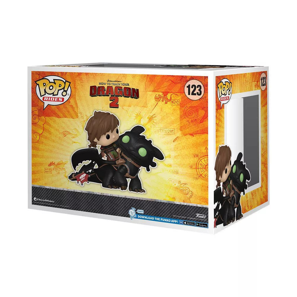Funko POP! Rides Deluxe: How To Train Your Dragon - Hiccup With Toothless