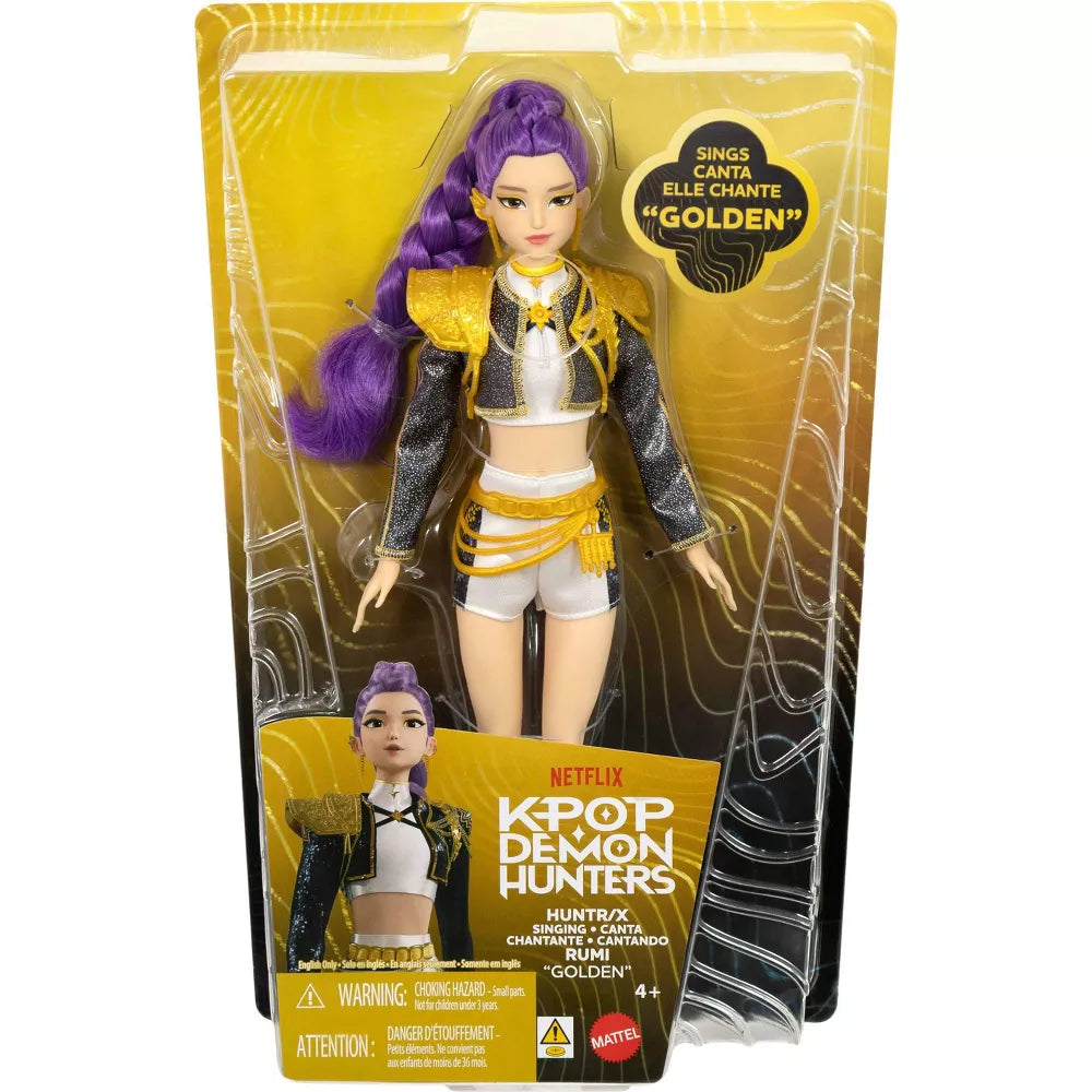 K-Pop Demon Hunters Rumi Singing Doll