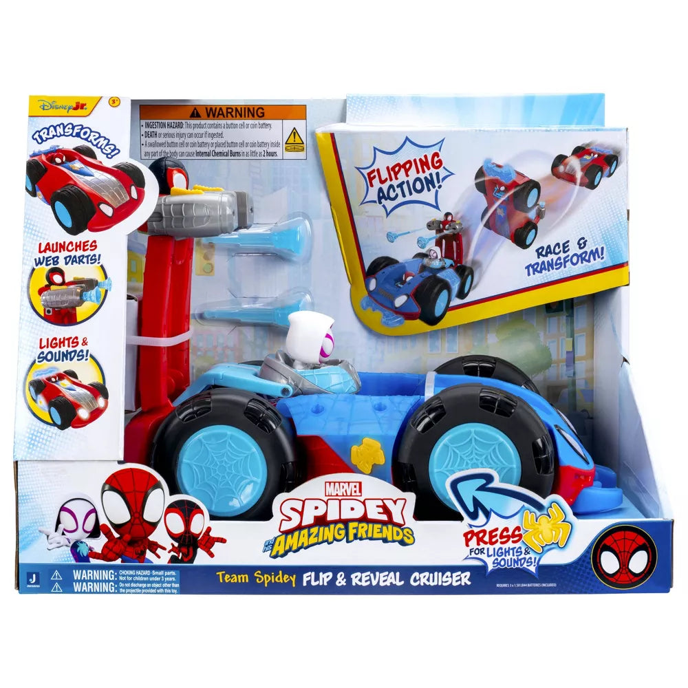 Spidey & Friends Flip & Reveal Cruiser