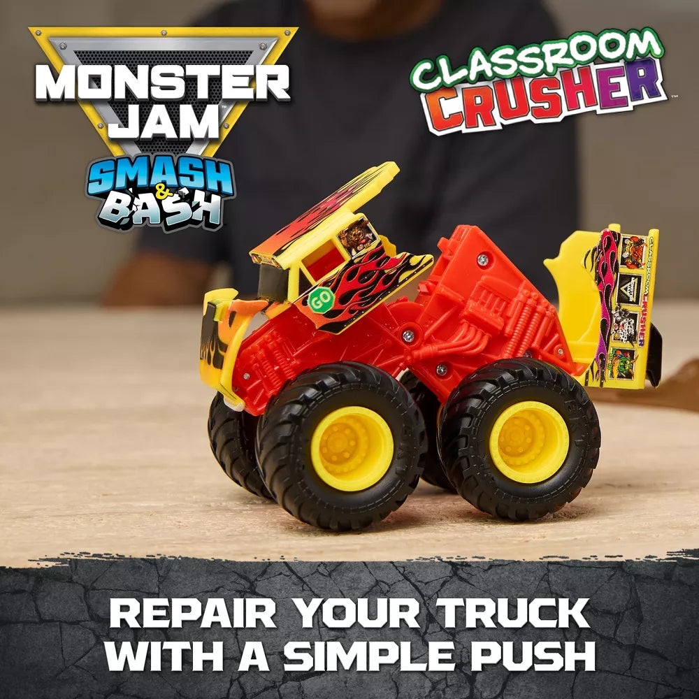 Monster Jam 1:64 Smash & Bash Crash Course Playset