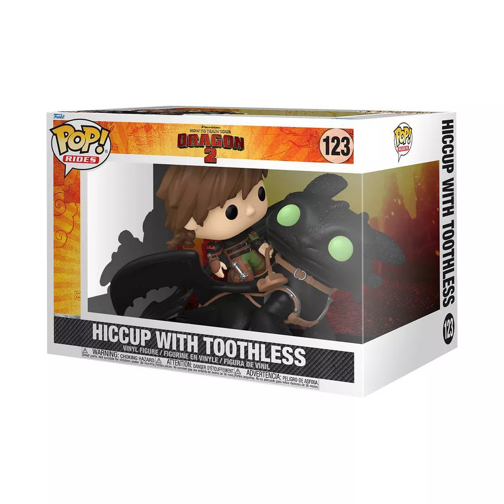 Funko POP! Rides Deluxe: How To Train Your Dragon - Hiccup With Toothless