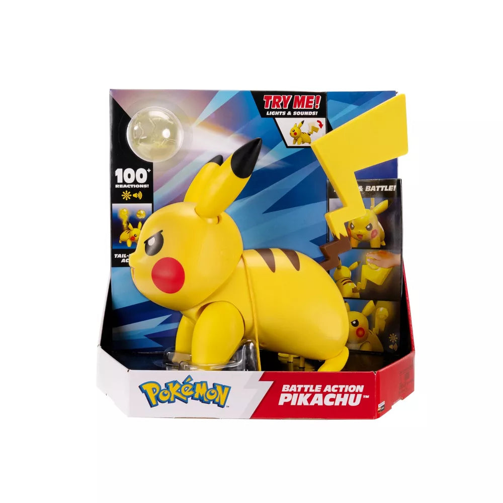 Pokémon Battle Action Pikachu Deluxe Feature Figure