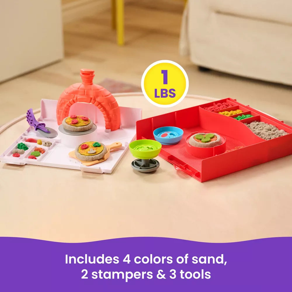 Kinetic Sand Squish Pizza