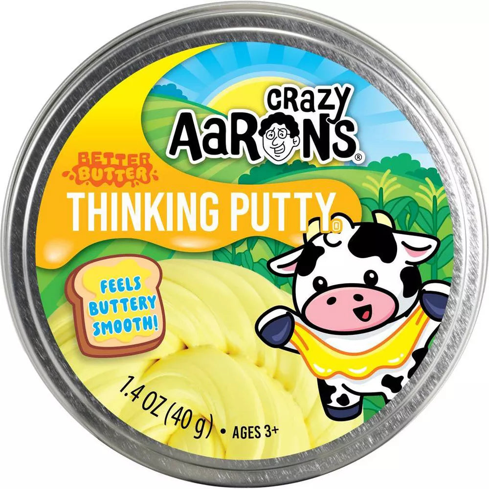 Crazy Aaron's Thinking Putty Better Butter Magnetic Sensory Toy