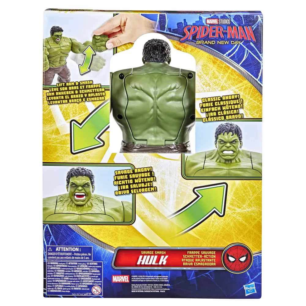 Spider-Man: Brand New Day Savage Smash Hulk Action Figure