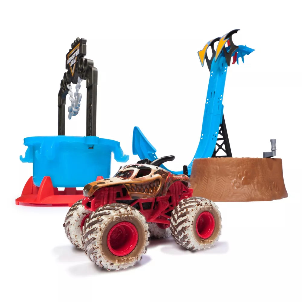 Monster Jam 1:64 Mud Blasters Playset