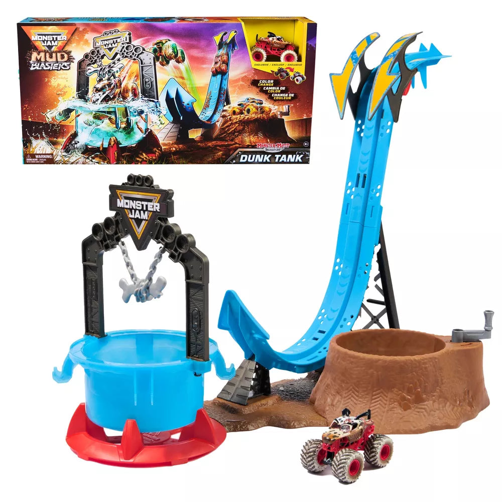 Monster Jam 1:64 Mud Blasters Playset