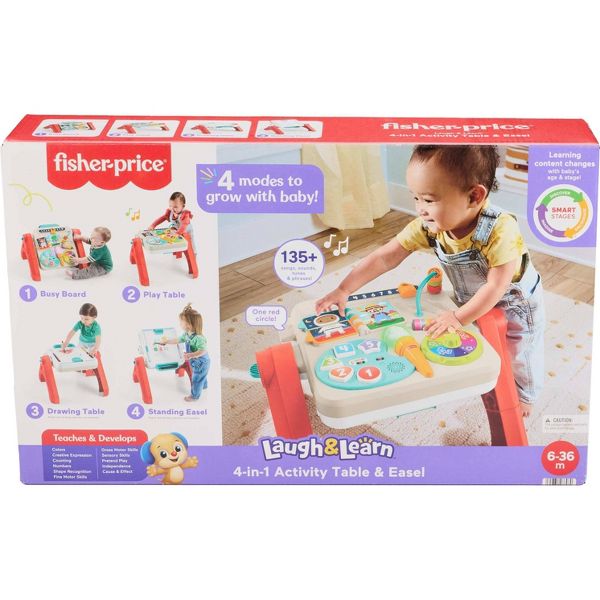 Fisher Price 4 in 1 Activity Table and Easel Playset