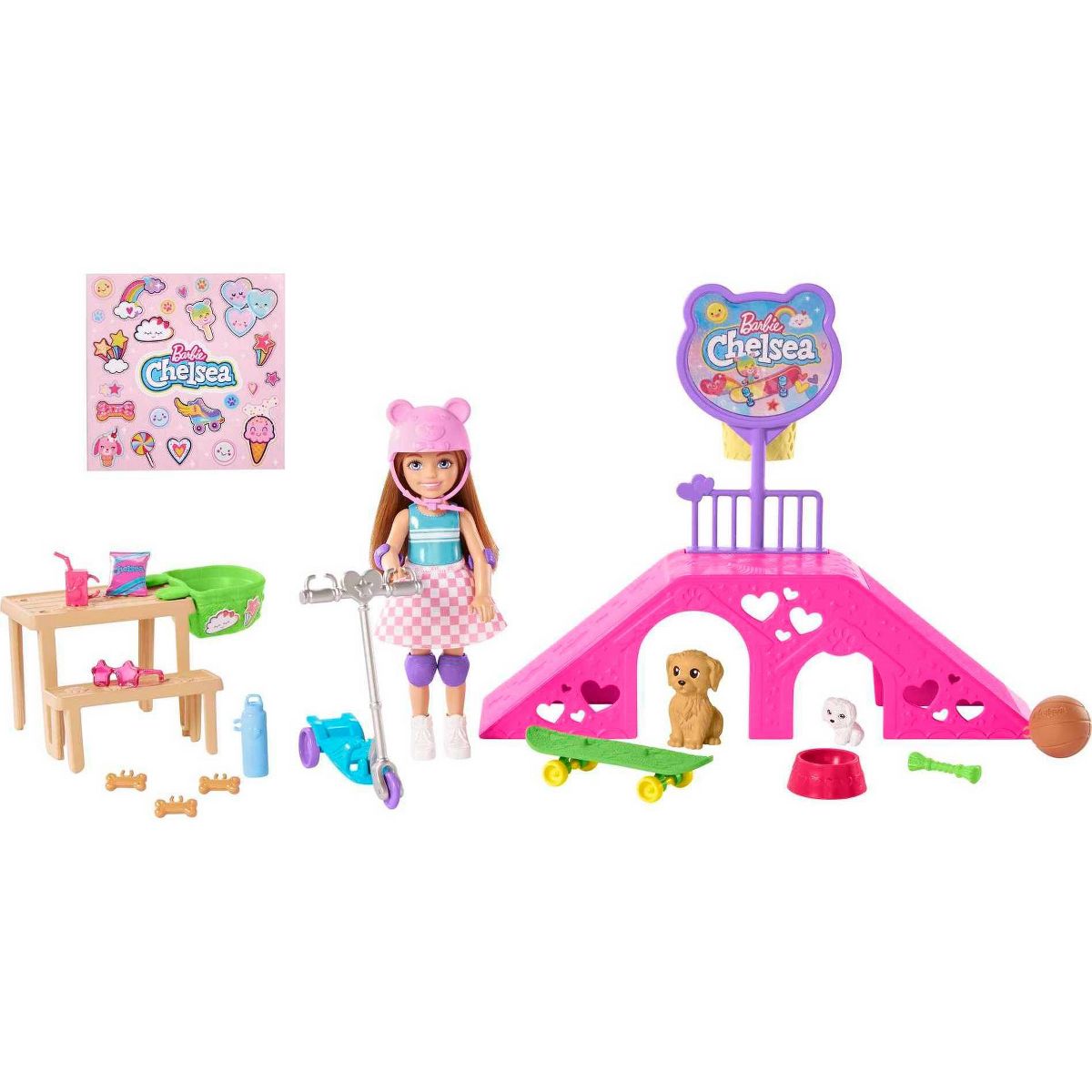 Barbie Chelsea Skatepark Doll Playset