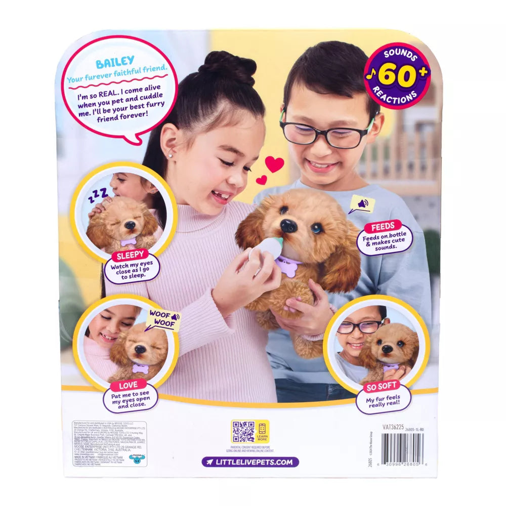 Little Live Pets My Really Real Puppy Bailey Interactive Toy