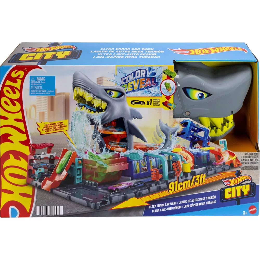 Hot Wheels City Shark Car Wash