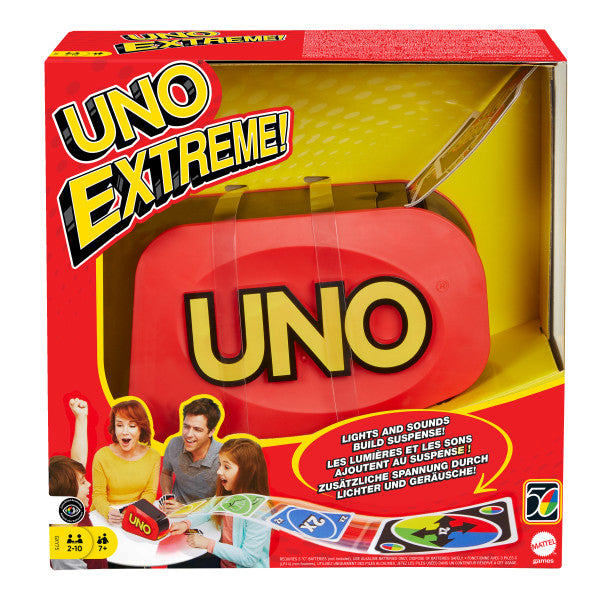 Uno Extreme Card Game With Lights And Sounds