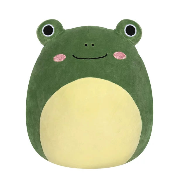 7.5 Squishmallows Gloria - Dark Green Frog W/Light Green Belly