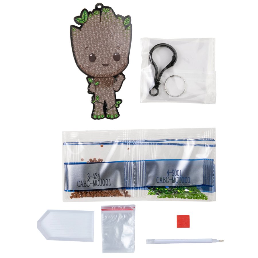 Groot Crystal Art Bag Charm