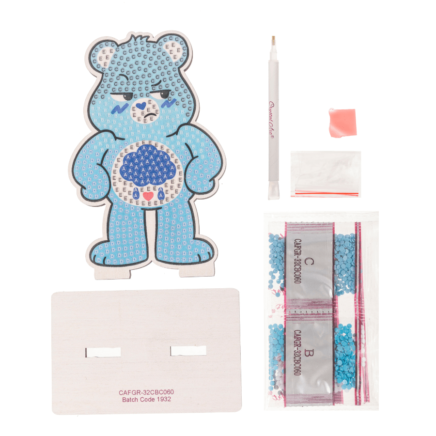 Grumpy Bear Crystal Art Buddy
