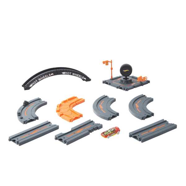 Hot Wheels City Expansion Track Pack Set And Car