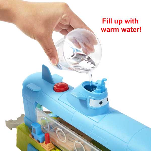 Disney Pixar Cars Color Change Whale Car Wash Playset