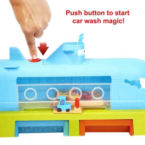 Disney Pixar Cars Color Change Whale Car Wash Playset