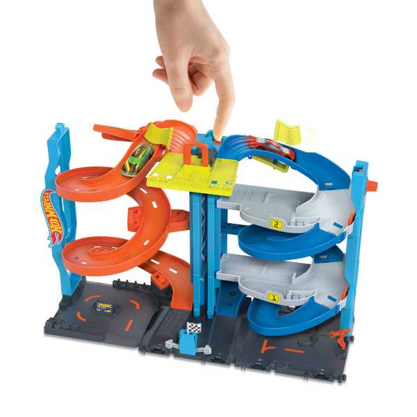 Hot Wheels City Transforming Race Tower Playset