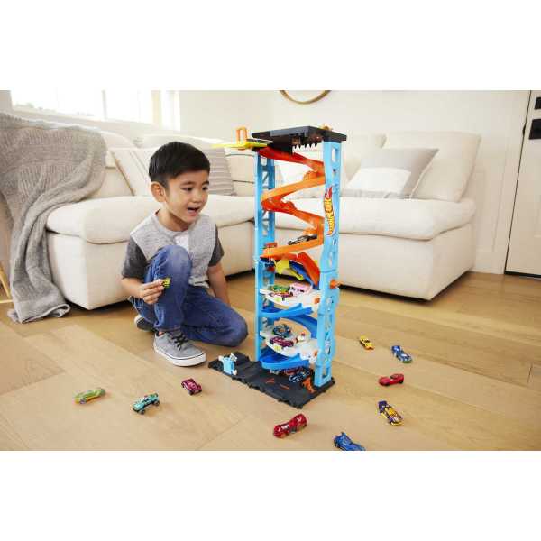 Hot Wheels City Transforming Race Tower Playset