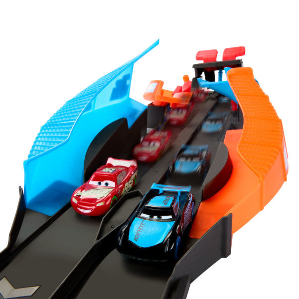 Disney And Pixar Cars Glow Racers Launch & Criss-Cross Glow Race Playset