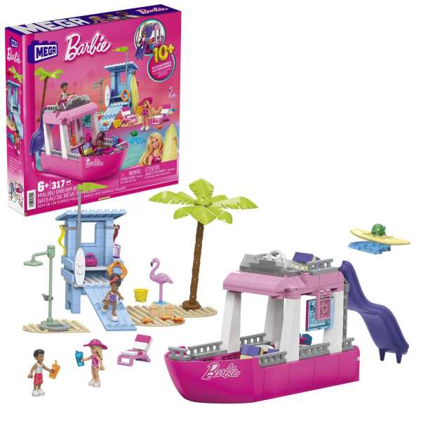 Mega Bloks Barbie Malibu Dream Boat