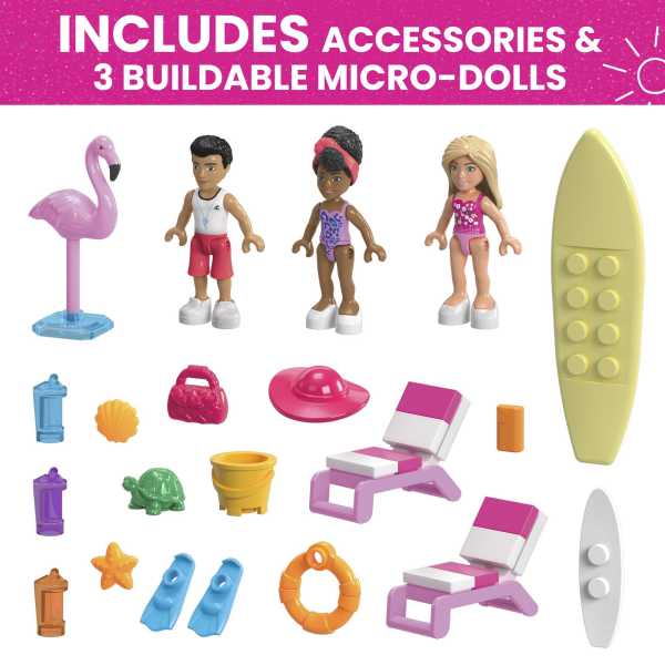 Mega Bloks Barbie Malibu Dream Boat