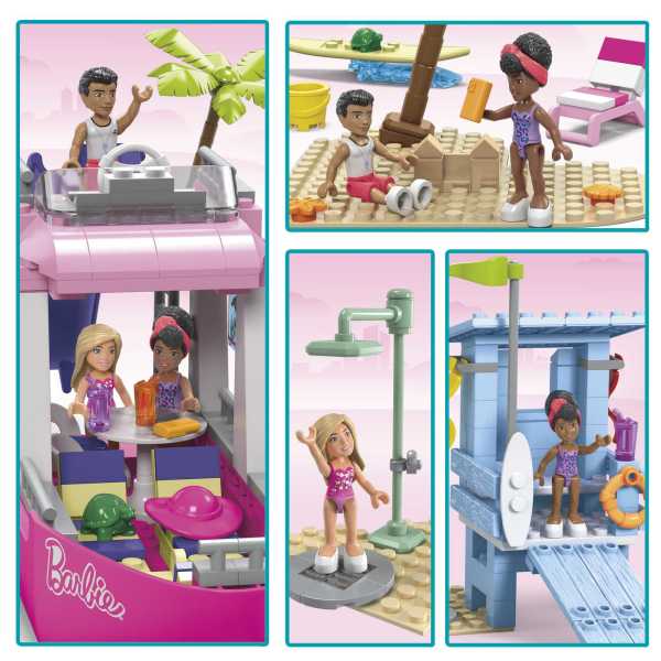 Mega Bloks Barbie Malibu Dream Boat