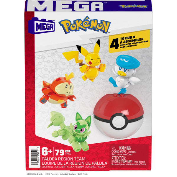 Mega Bloks Pokémon Paldea Region Team