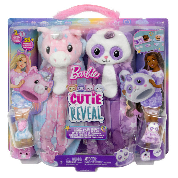 Barbie Cutie Reveal Slumber Party Gift Set