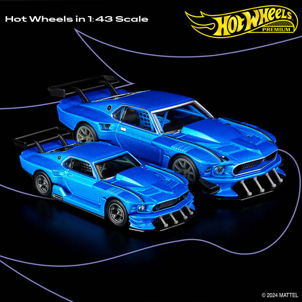 Hot Wheels Premium 1:43 '69 Modified Ford Mustang