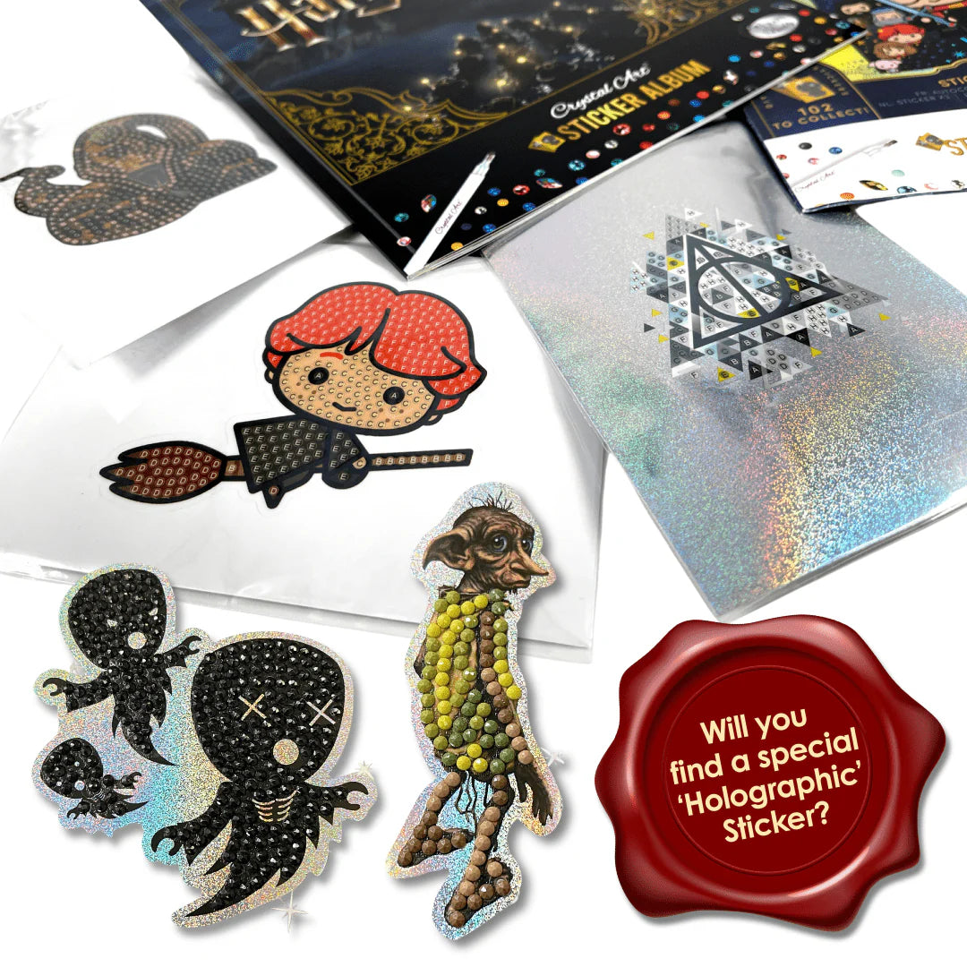 Harry Potter Crystal Art Sticker Album Starter Pack