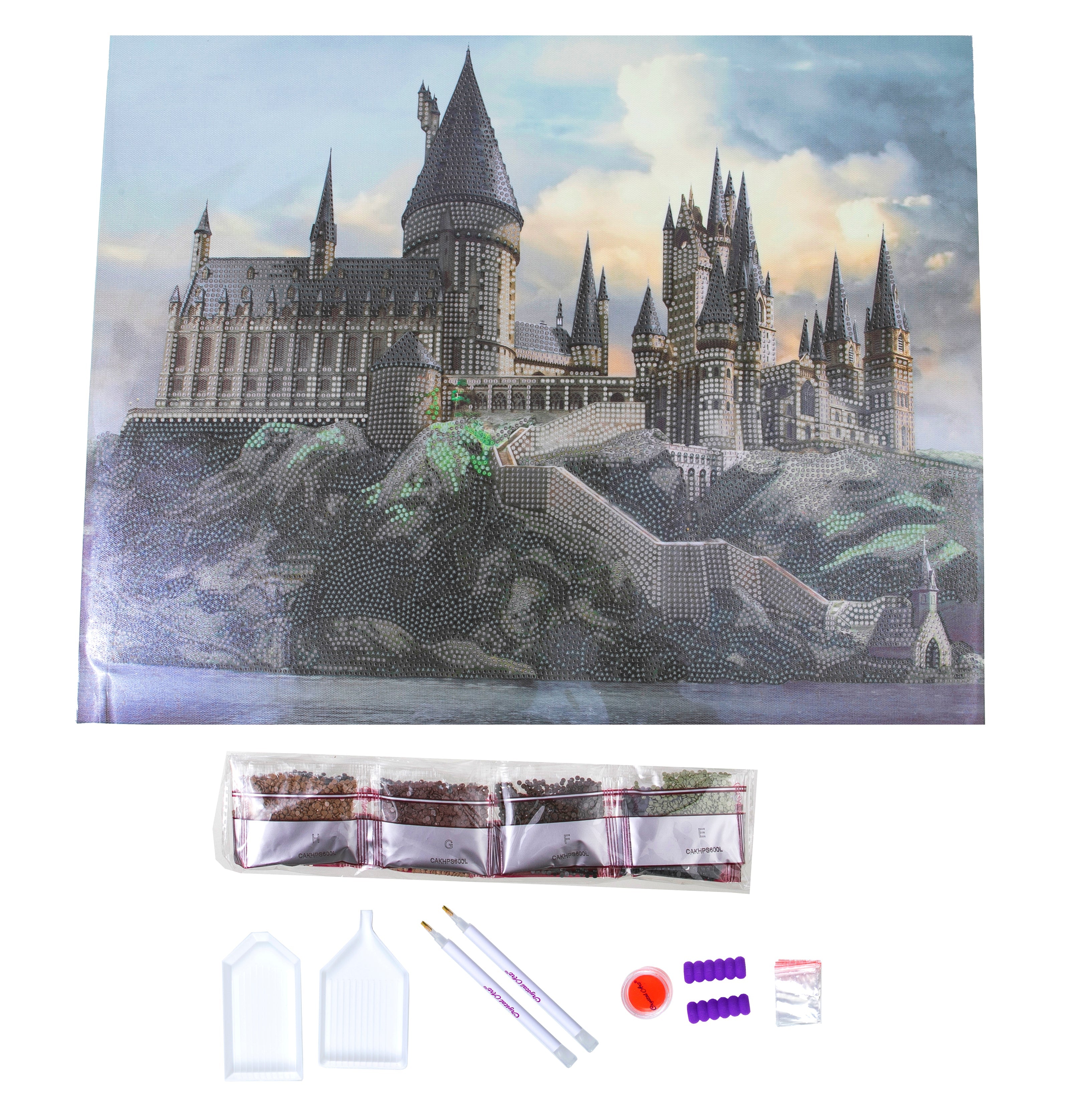 Hogwarts Castle, 40x50cm Crystal Art Kit