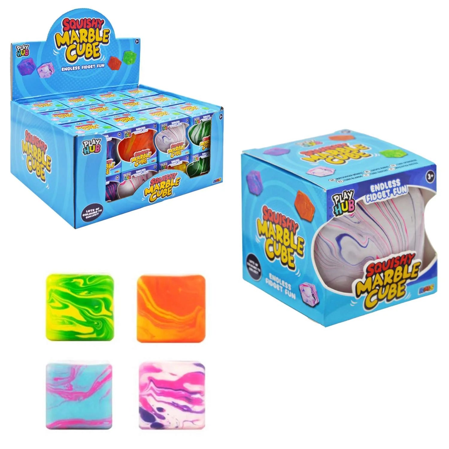 RMS Squishy Sugar Maltose Marble Cube