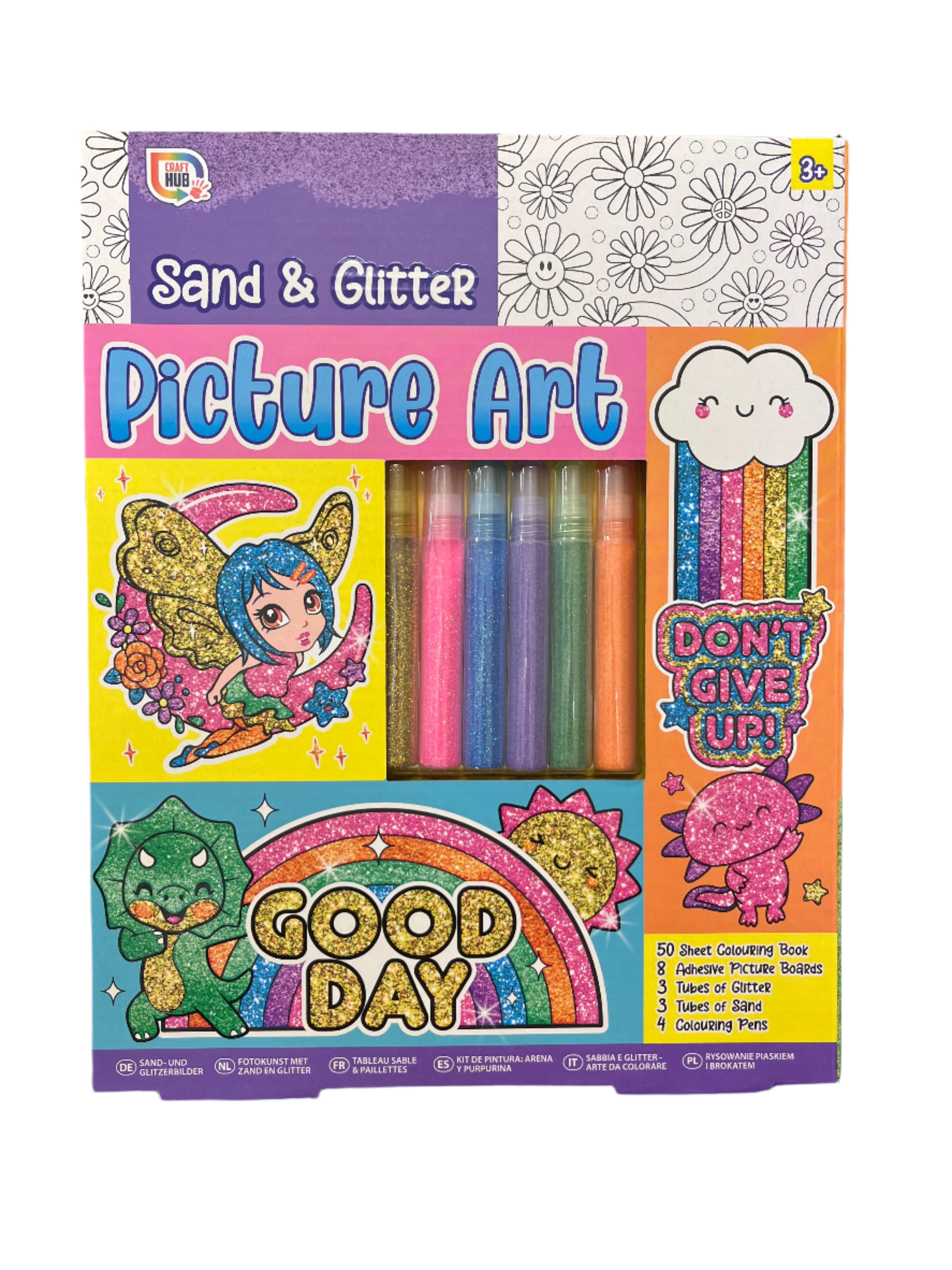 Sand And Glitter Colouring Kit