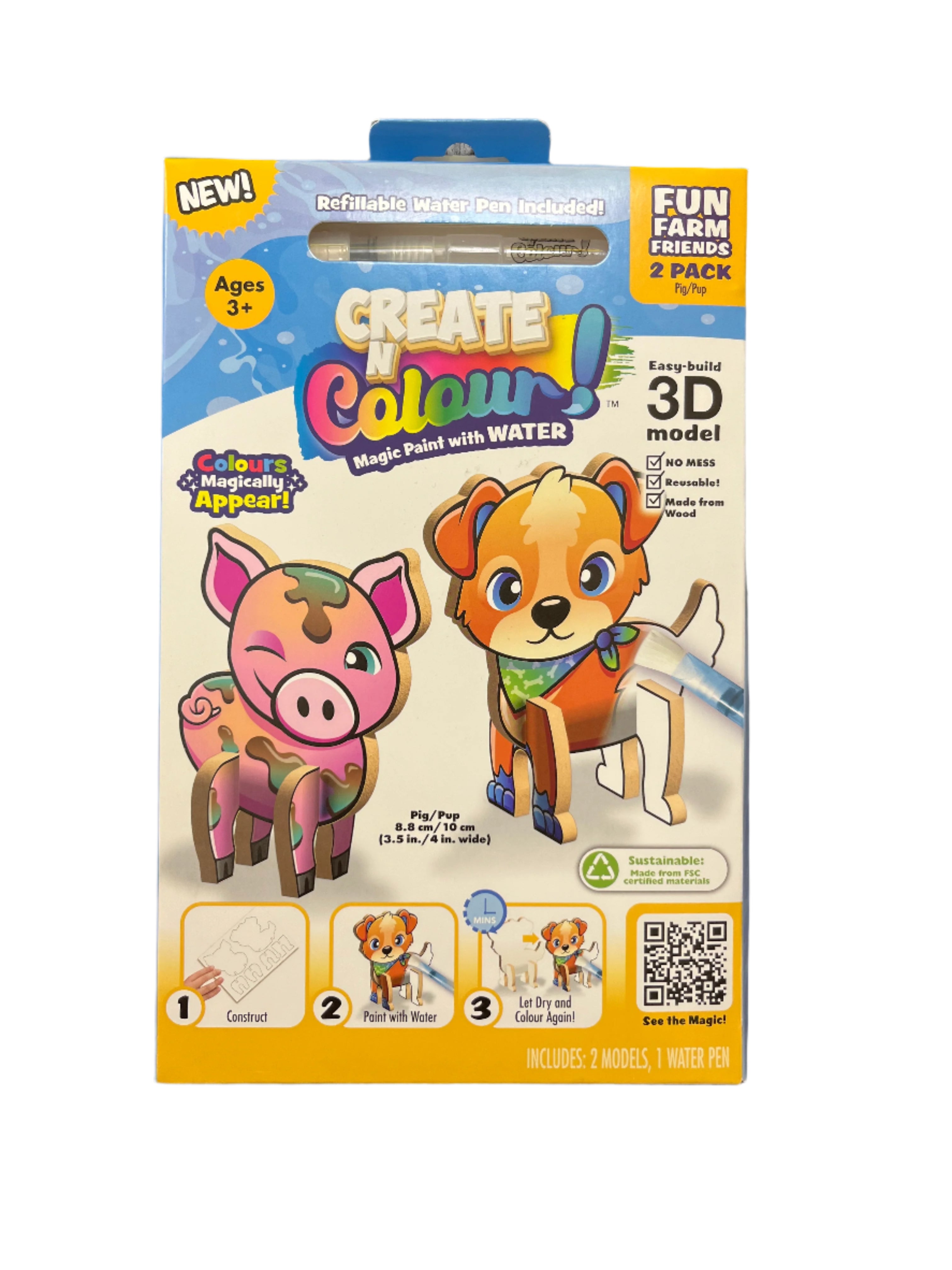 Create N Colour Pig & Pup