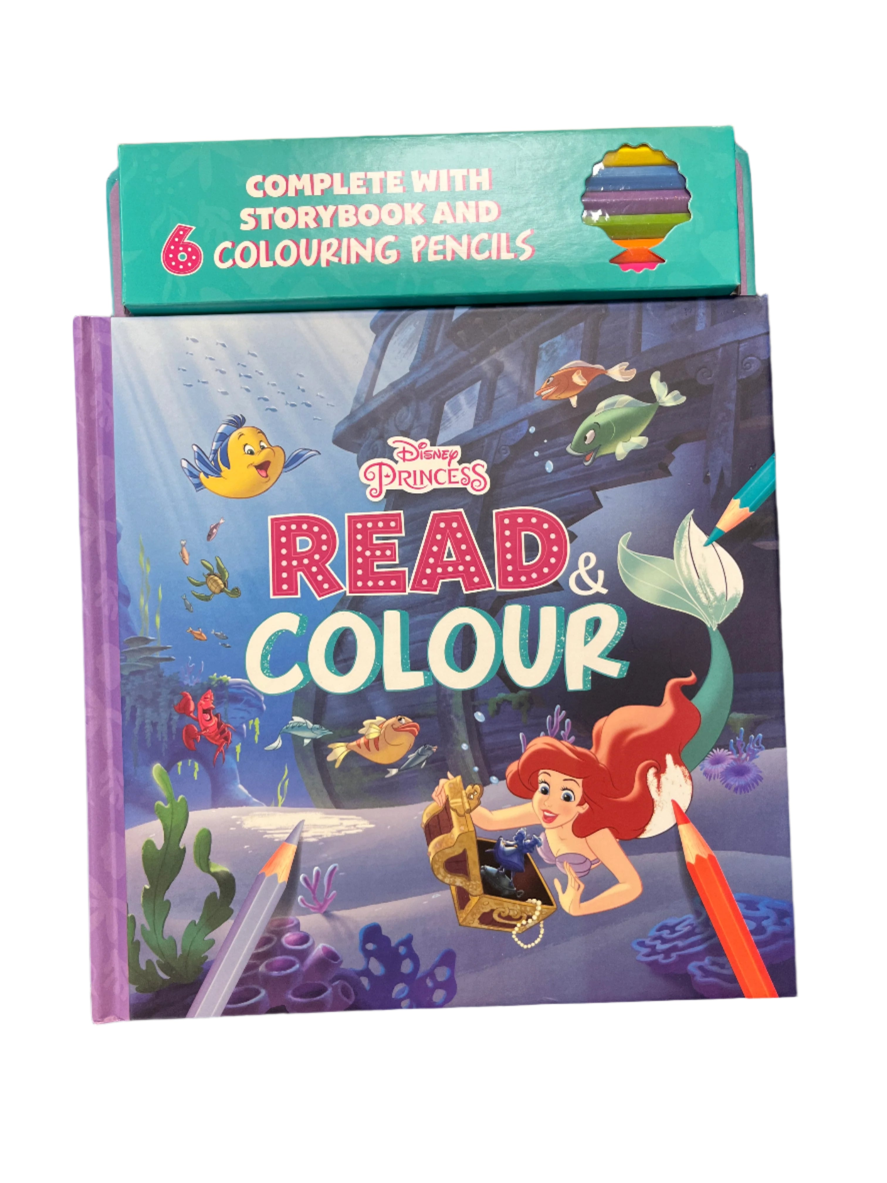 Disney Princess Read & Colour