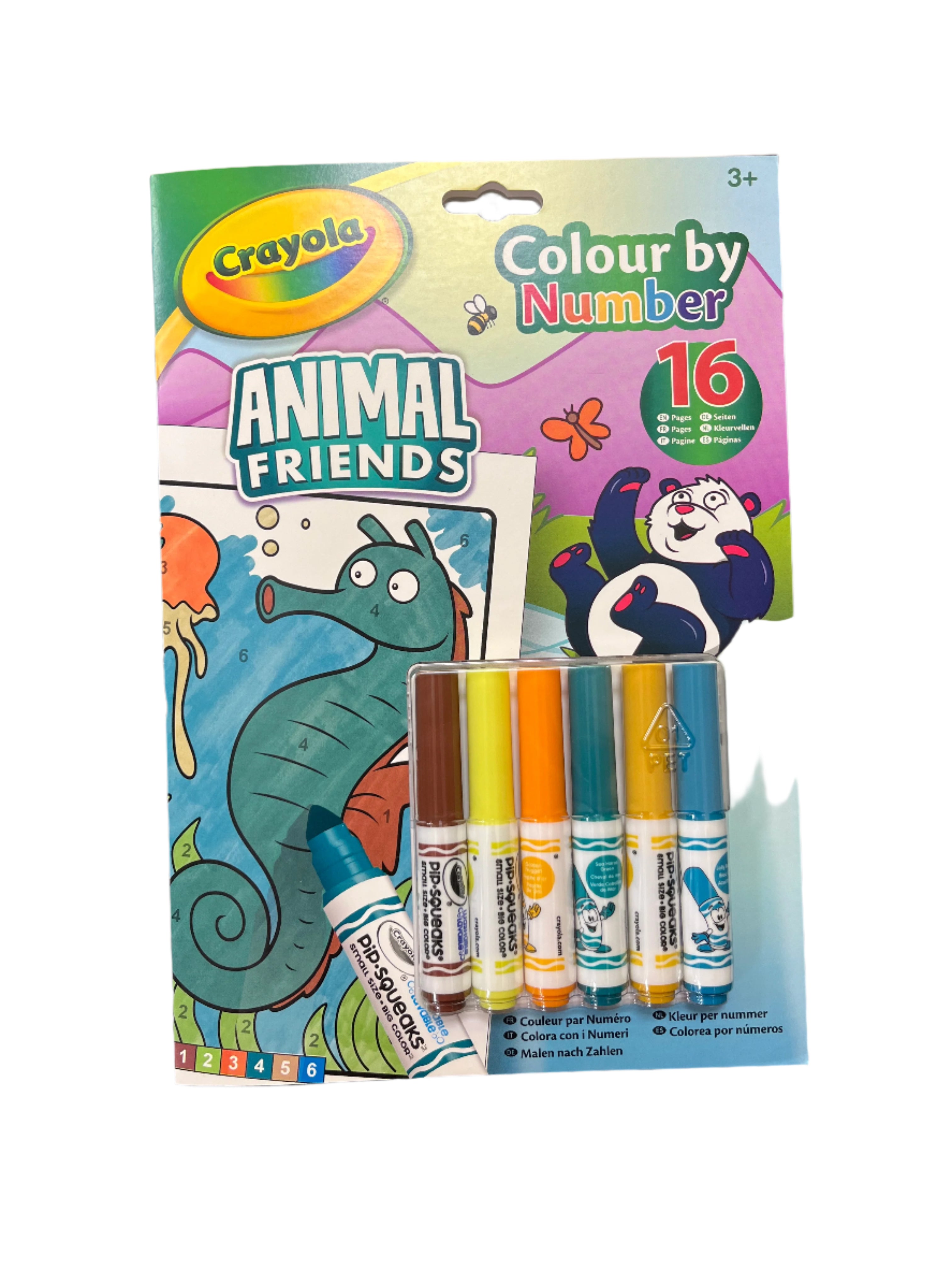 Crayola Colour By Numbers With Markers