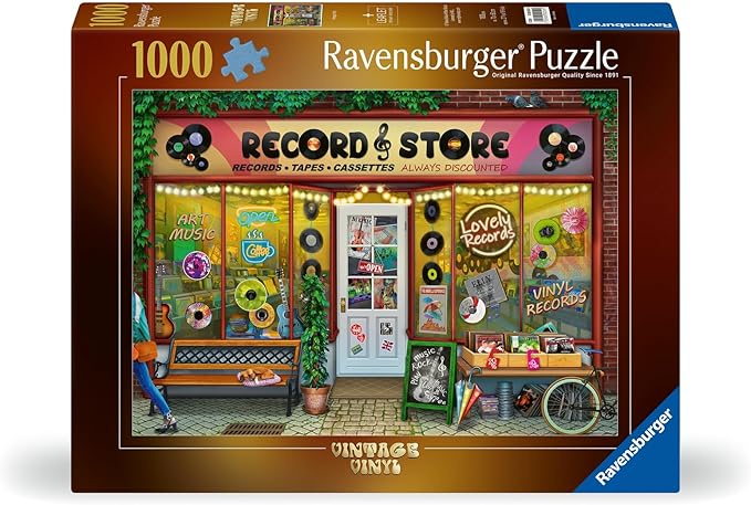 Ravensburger Vintage Vinyl 1000 Piece Jigsaw Puzzle