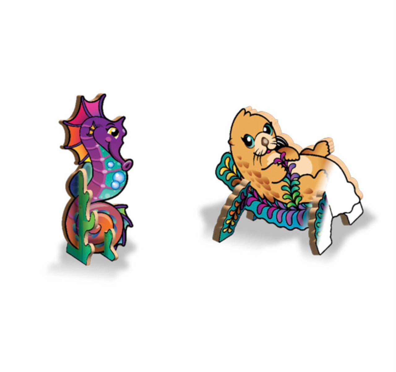 Create N Colour Otter & Seahorse