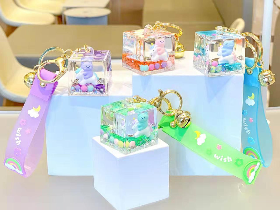 KENJI Mima Cube Unibear Keyring Asst