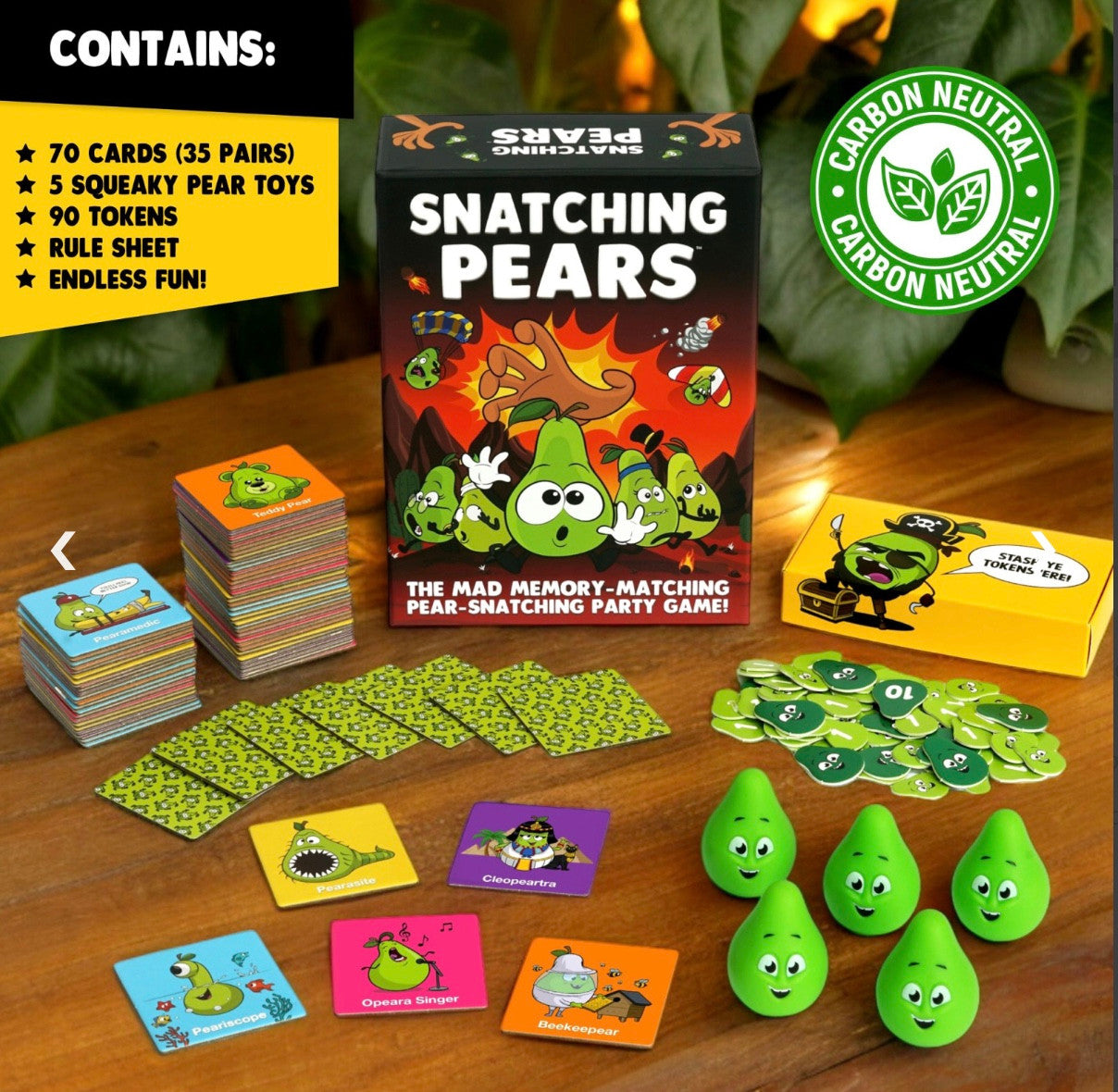Snatching Pears Family Board Game