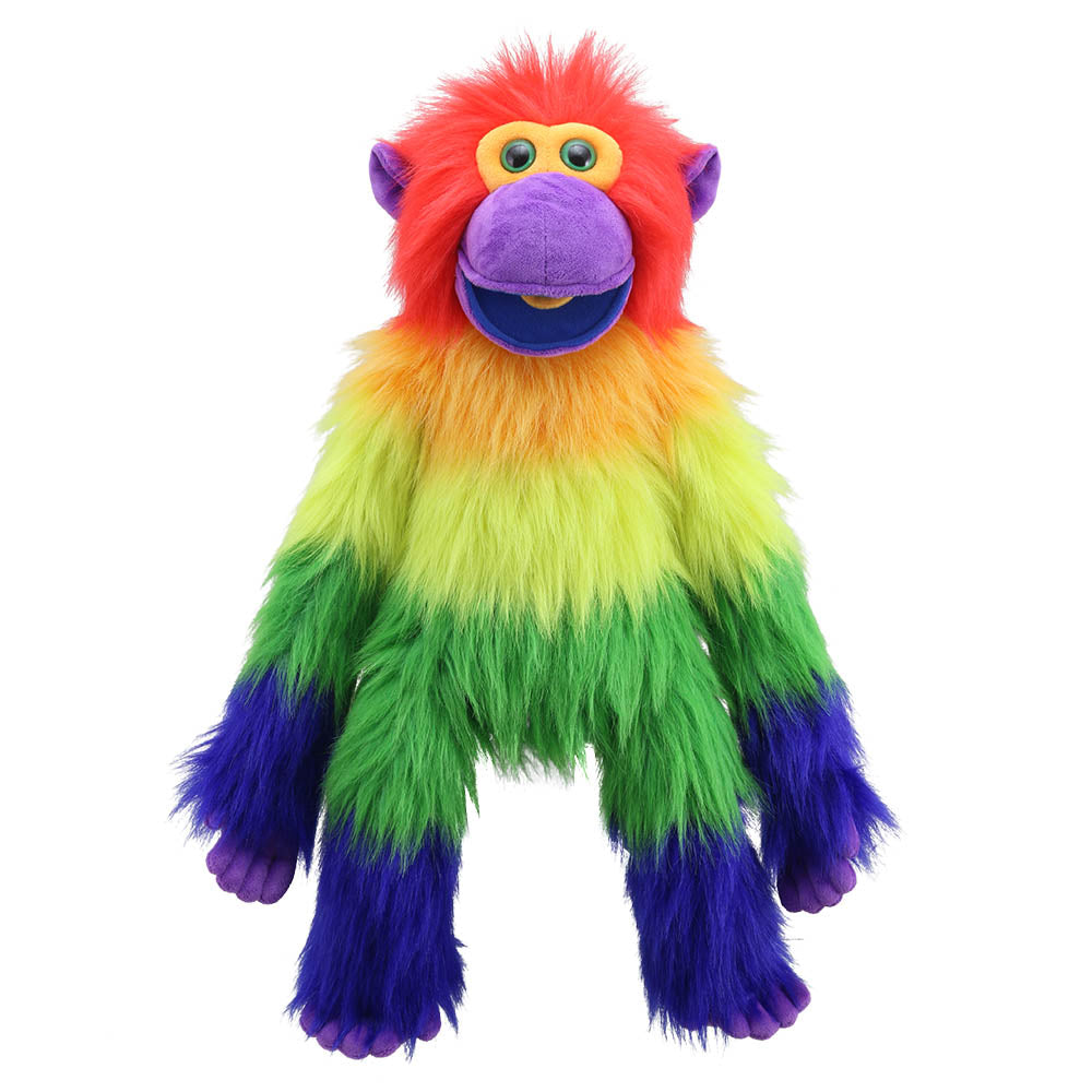 Rainbow Collection Monkey Puppet