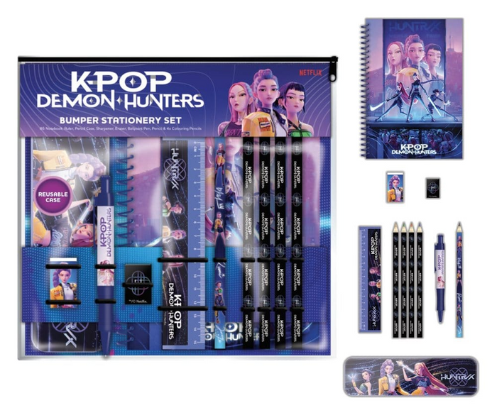 K-Pop Demon Hunters Huntrix A5 Stationery Set