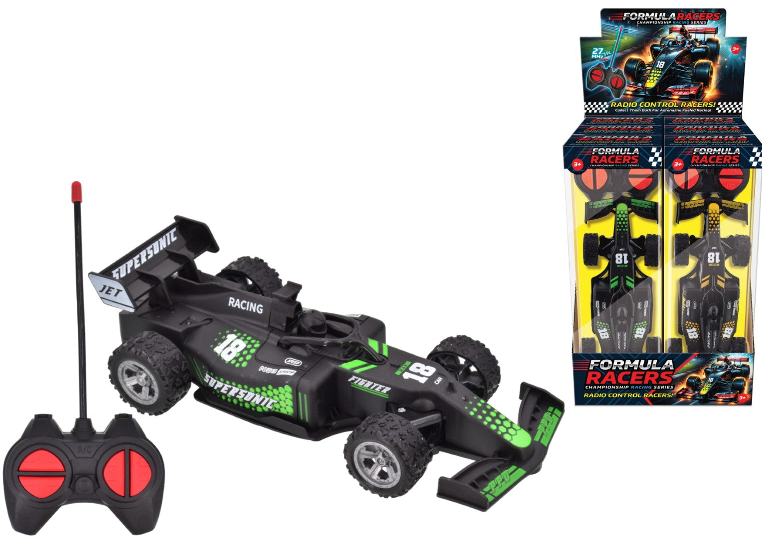 R/C Formula Racing Car 2 Asst