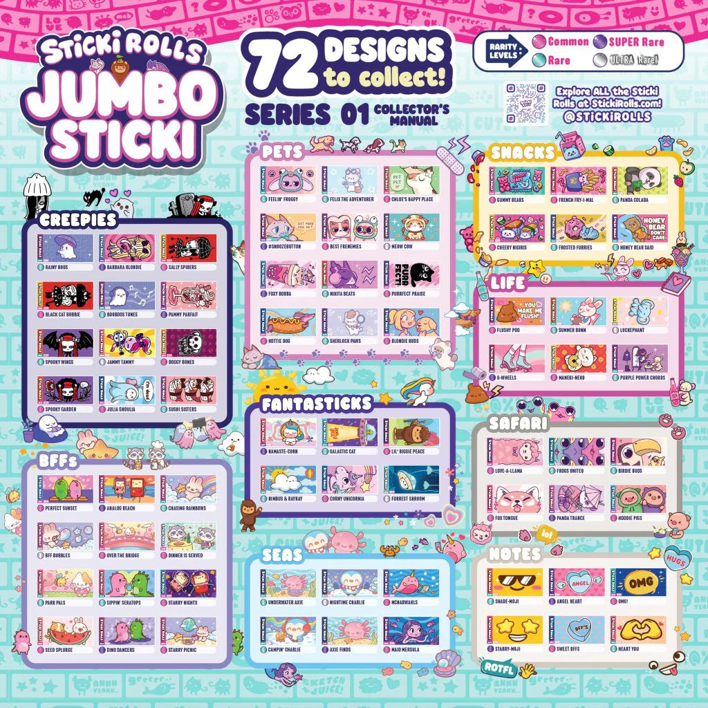 Sticki Rolls Jumbo Sticki Mystery Roll