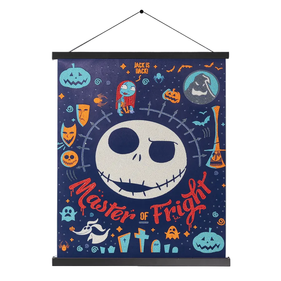 Nightmare Before Christmas, 40x50cm Crystal Art Scroll