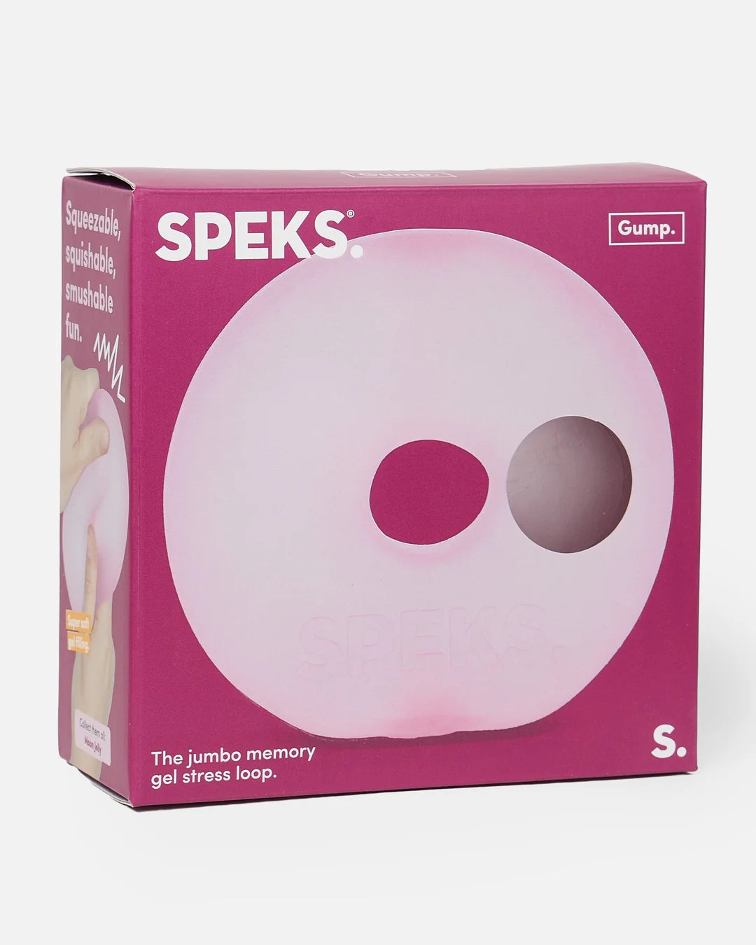 Speks GUMP Jumbo Loop Moon Jelly Sensory Memory Gel Stress Ball 9cm