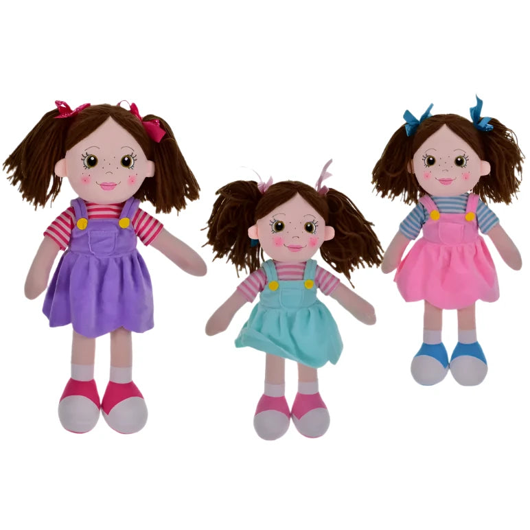 45cm Rag Dolls Asst
