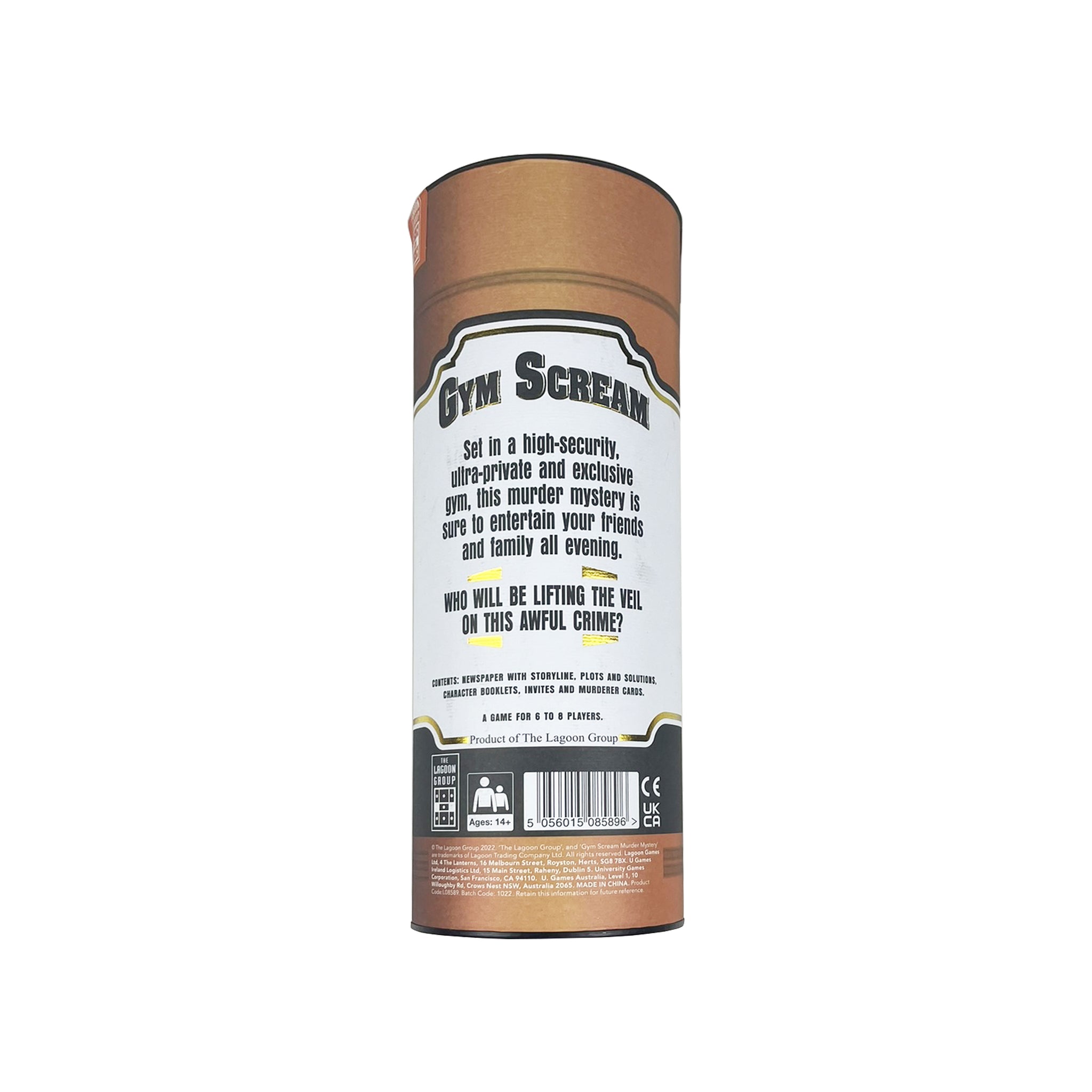 Gym Scream Murder Mystery Tube